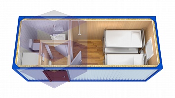 Жилая модульная бытовка МБ-4